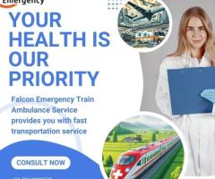 For Outstanding Relocation Service Pick Falcon Train Ambulance in Bangalore