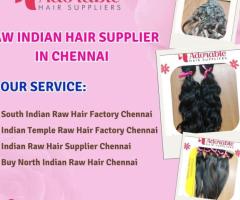 Raw Indian Hair Supplier in Chennai | +91 95000 80579