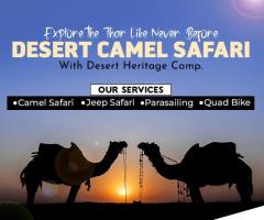 Camel Safari in Jaisalmer | Desert Heritage Camp and Resort