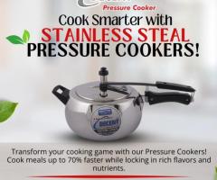 Premium Industrial Pressure Cooker in India by Decent Cookware