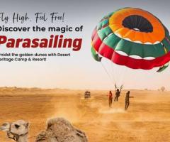 Parasailing in Jaisalmer | Desert Heritage Camp and Resort