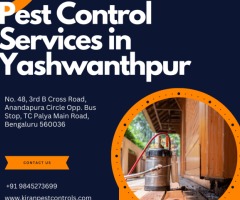 Pest Control Services in Yashwanthpur | Safe & Effective Solutions