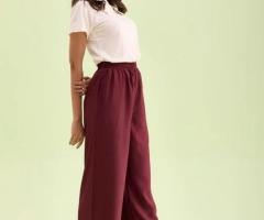 Elevate Your Style with Trendy Palazzo Pants for Girls | gocolors