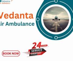 Pick Air Ambulance in Hyderabad with Perfect Medical Aid by Vedanta