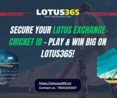 Secure Your Lotus Exchange Cricket ID – Play & Win Big on Lotus365!