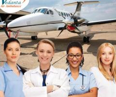 Choose Vedanta Air Ambulance from Guwahati with MBBS Doctor